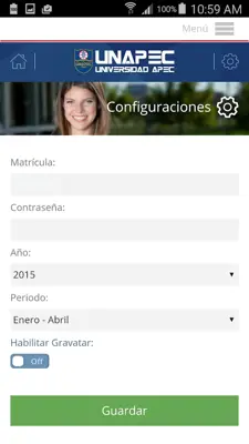 UNAPEC Virtual Estudiantes android App screenshot 9