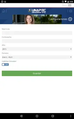 UNAPEC Virtual Estudiantes android App screenshot 5