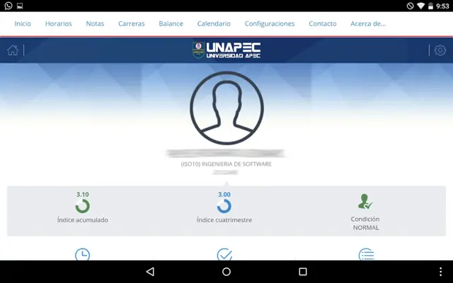 UNAPEC Virtual Estudiantes android App screenshot 7