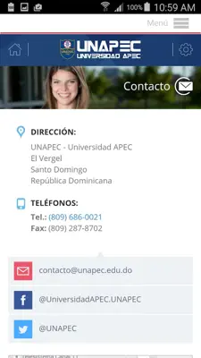 UNAPEC Virtual Estudiantes android App screenshot 8